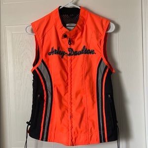 Harley Davidson neon riding vest